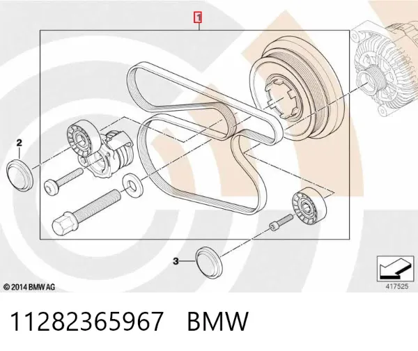 Ремень приводной 11282365967 BMW