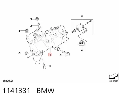 Механизм рулевой (редуктор) BMW 1141331