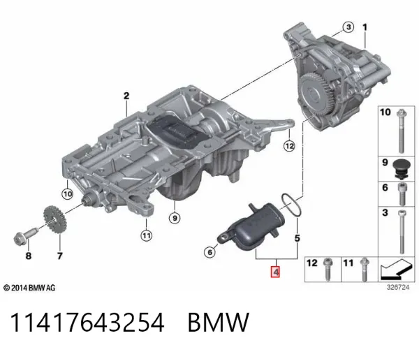  11417643254 BMW