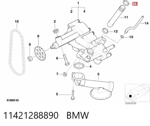  11421288890 BMW