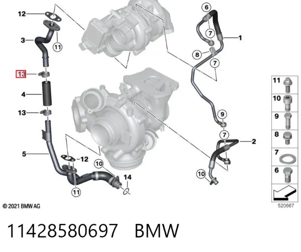  11428580697 BMW