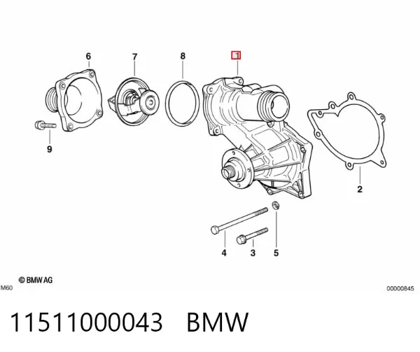 Помпа 11511000043 BMW