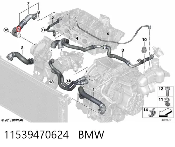  11539470624 BMW