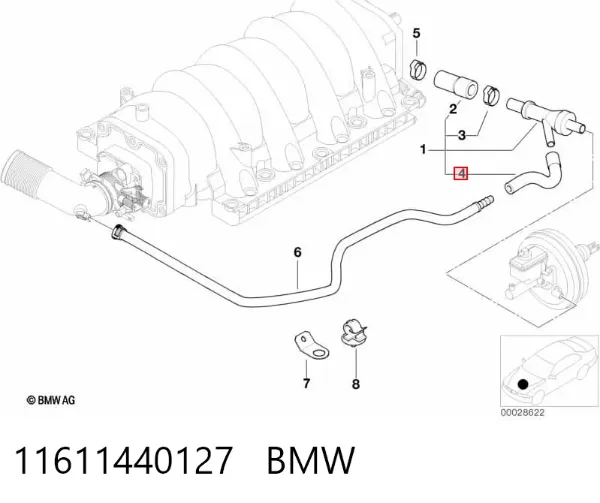  11611440127 BMW