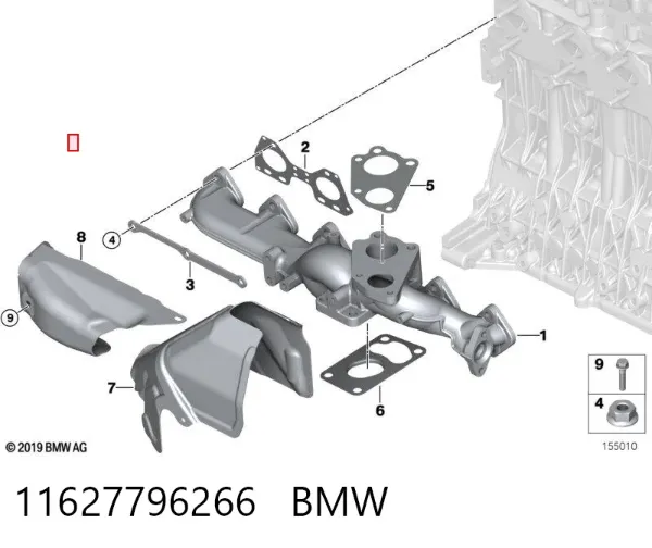 Выпускной коллектор 11627796266 BMW