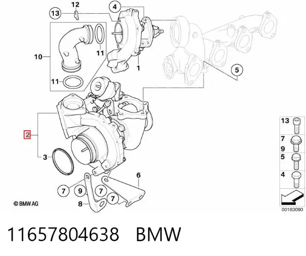 Турбина 11657804638 BMW