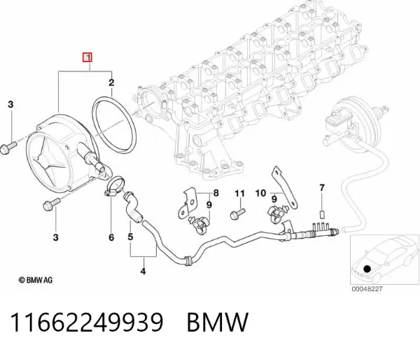 Вакуумный насос 11662249939 BMW