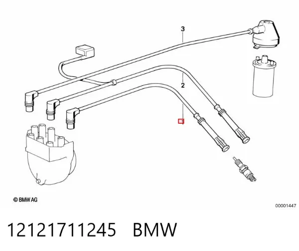 Высоковольтные провода 12121711245 BMW
