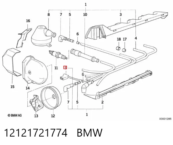 Датчик коленвала 12121721774 BMW