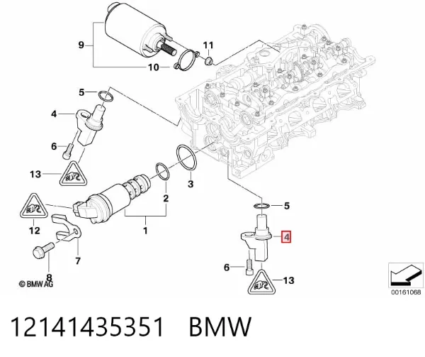 Датчик распредвала 12141435351 BMW