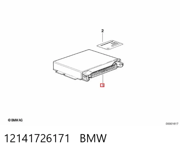 Блок управления двигателем 12141726171 BMW
