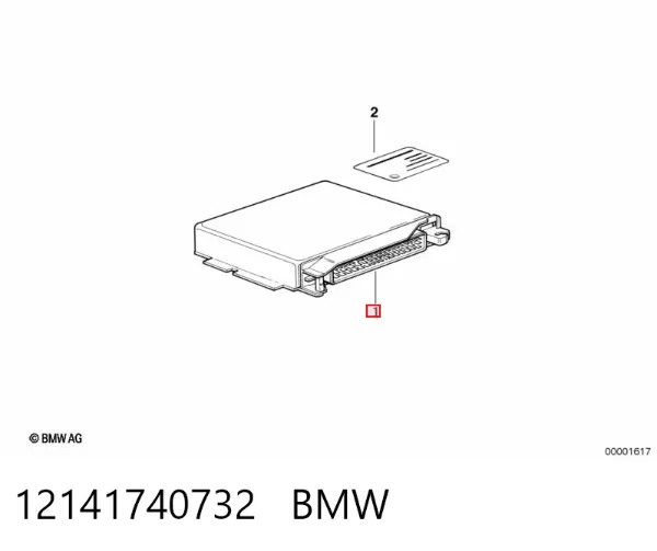 Блок управления двигателем 12141740732 BMW