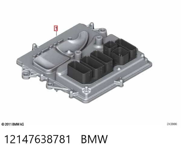 Блок управления двигателем 12147638781 BMW