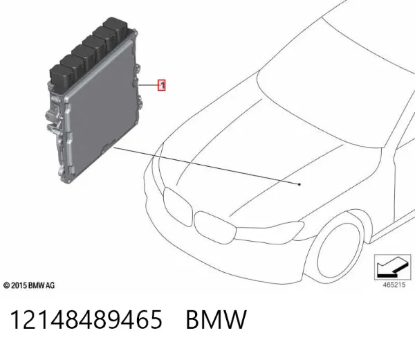 Блок управления двигателем 8680195 BMW