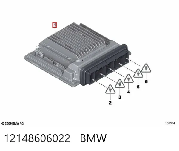 Блок управления двигателем 12148606022 BMW
