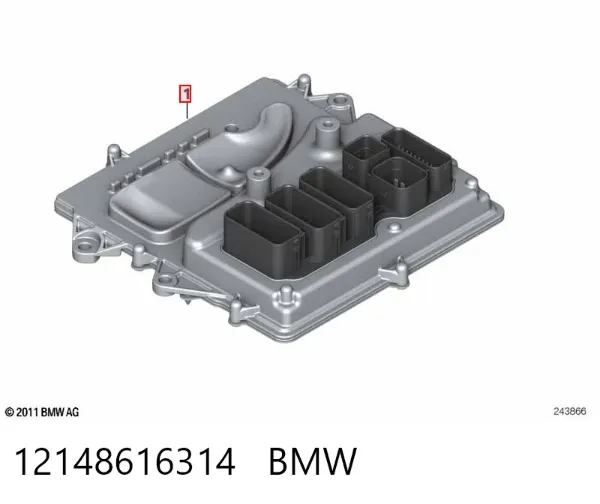 Блок управления двигателем 12148616314 BMW