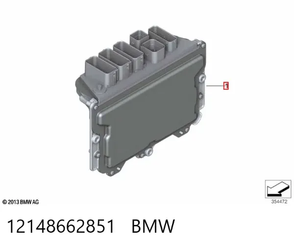 Блок управления двигателем 12148662851 BMW
