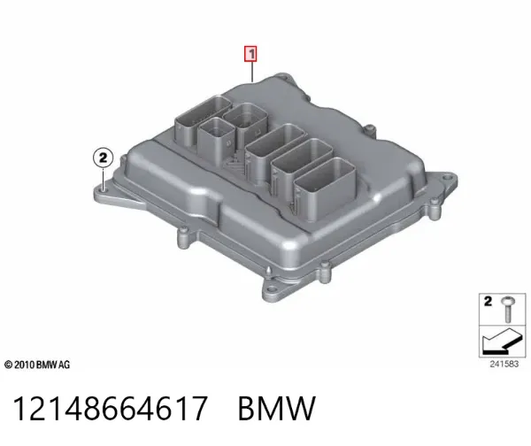Блок управления двигателем 12148664617 BMW