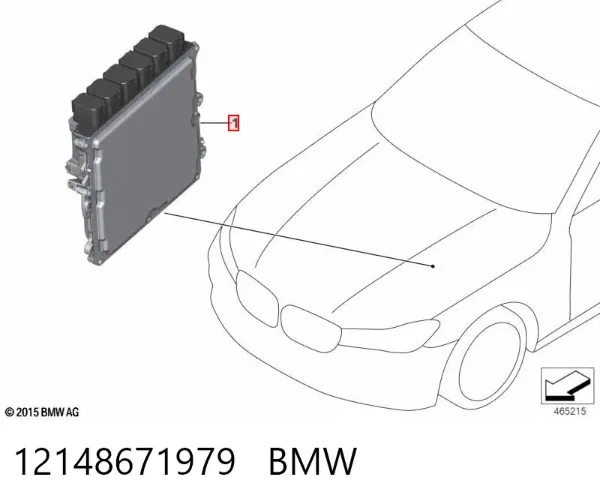 Блок управления двигателем 12148671979 BMW
