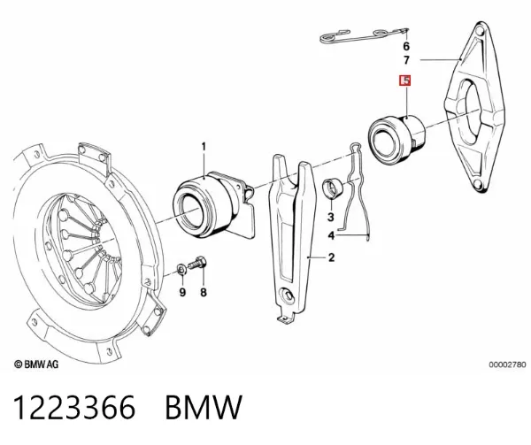 Выжимной подшипник 1223366 BMW