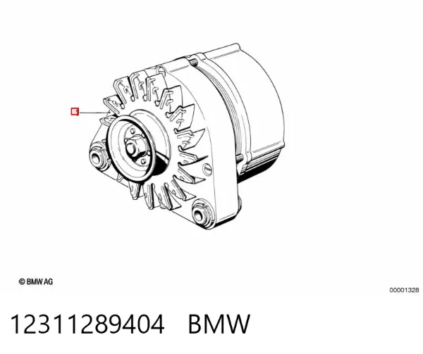 Генератор 12311289404 BMW