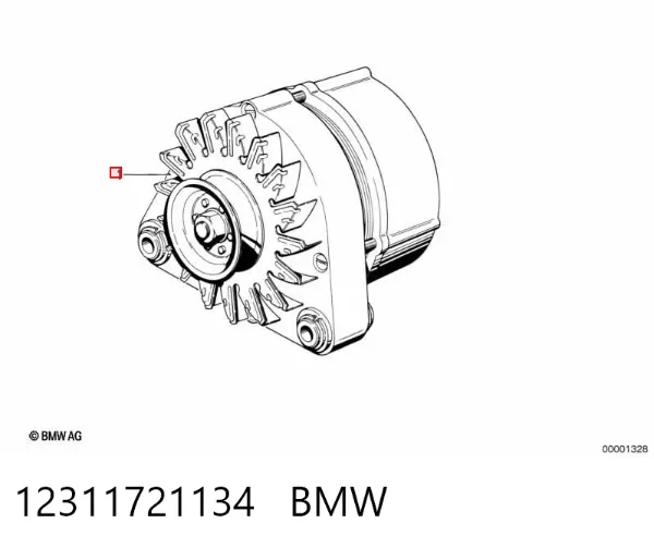 Генератор 12311721134 BMW