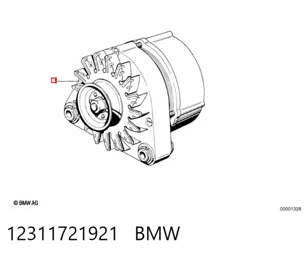 Генератор 12311721921 BMW