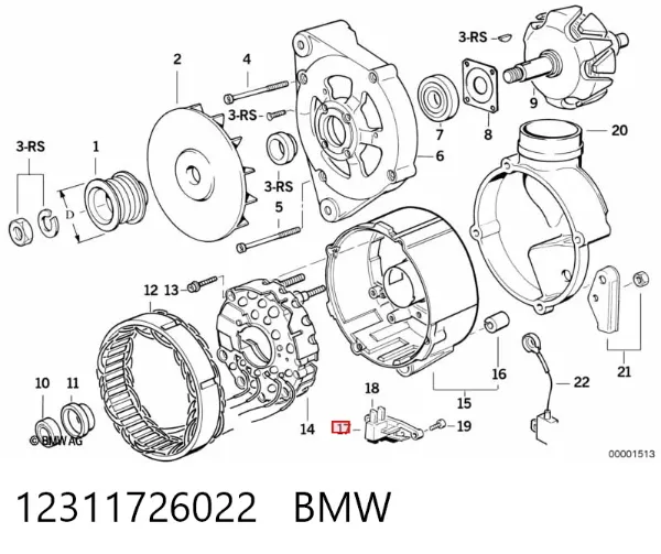 Реле генератора 12311726022 BMW
