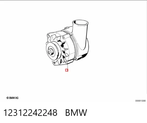 Генератор 12312242248 BMW