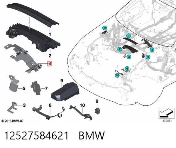  12527584621 BMW