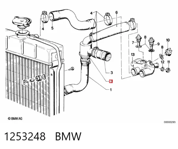 Термостат 1253248 BMW