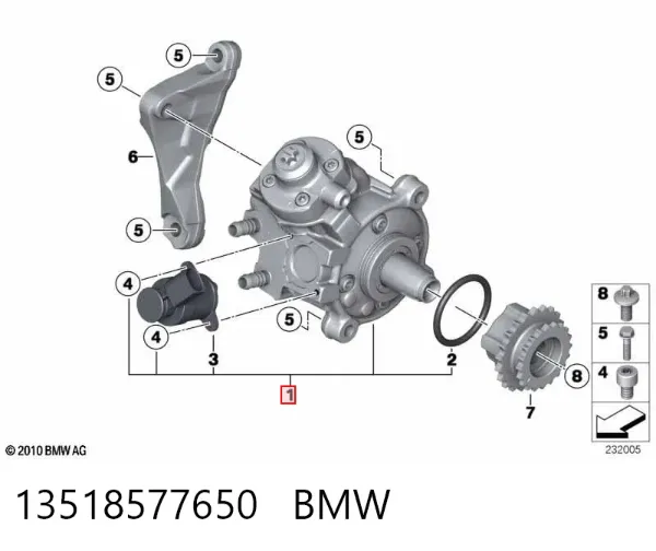 ТНВД 13518577650 BMW