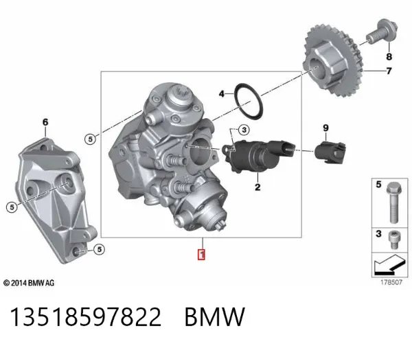 ТНВД 13518597822 BMW