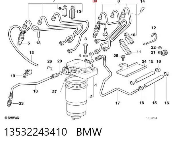 Топливные форсунки 432217236 Bosch