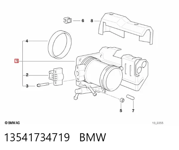 Дроссельная заслонка BMW 5 E34