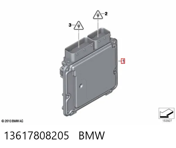 Блок управления двигателем 13617808205 BMW
