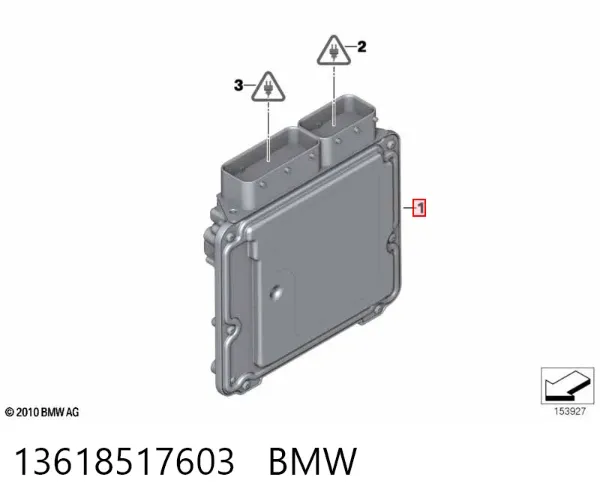 Блок управления двигателем 13618517603 BMW