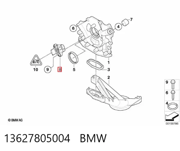Датчик коленвала 13627805004 BMW