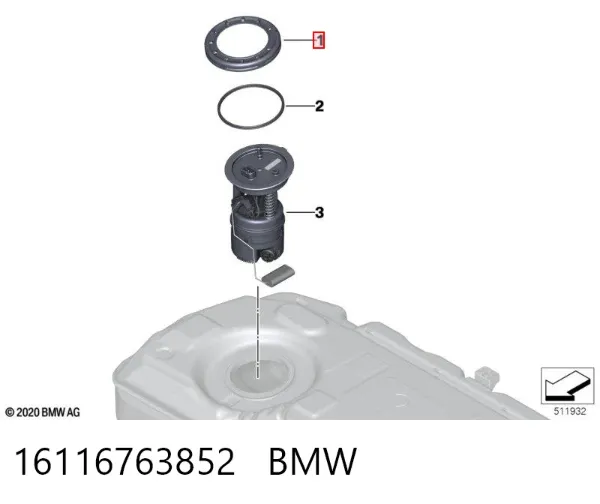  16116763852 BMW