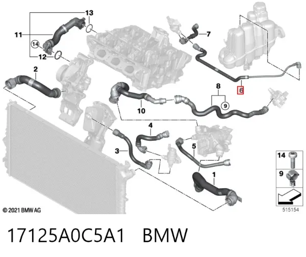  17125A0C5A1 BMW