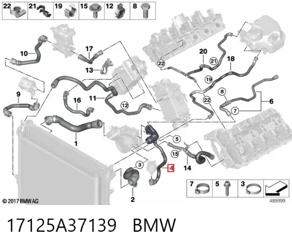  17125A37139 BMW
