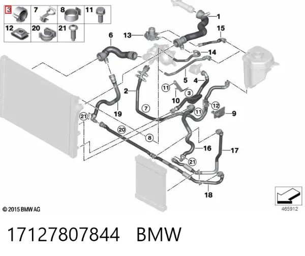  17127807844 BMW