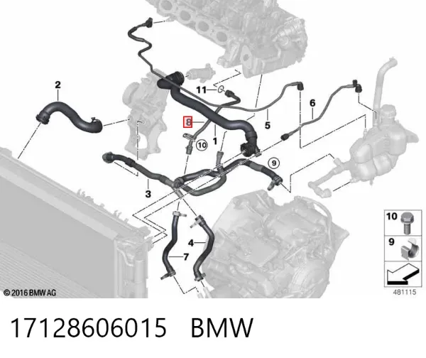  17128606015 BMW