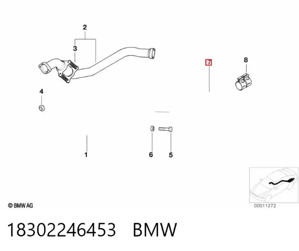 Катализатор 18302246453 BMW