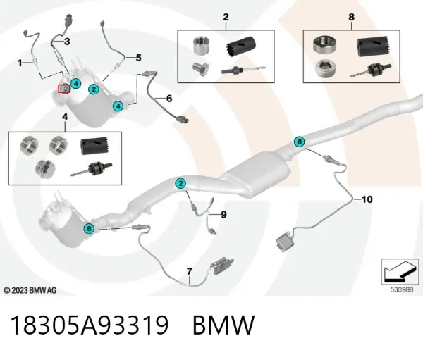  18305A93319 BMW