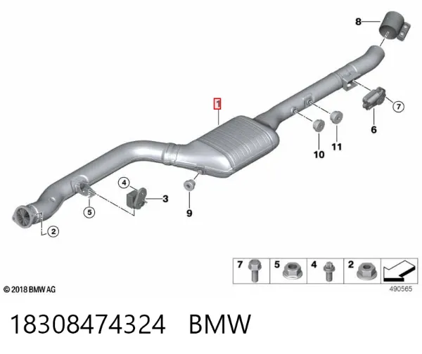 Катализатор BMW X7 G07
