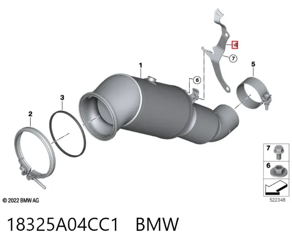  18325A04CC1 BMW