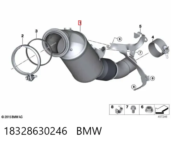Катализатор BMW 7 G11, G12