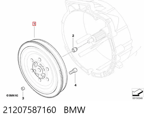 Маховик 21207587160 BMW