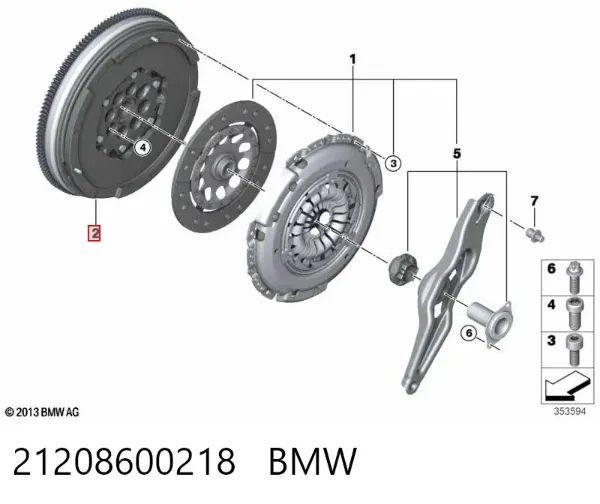 Маховик 21208600218 BMW